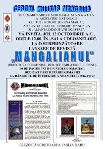 Lansare rev. „MANGALIANUL”, 12.10.2017