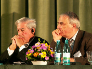 Mario Vargas Llosa și Nicolae Manolescu