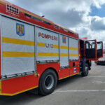 Autospeciale pompieri la primărie