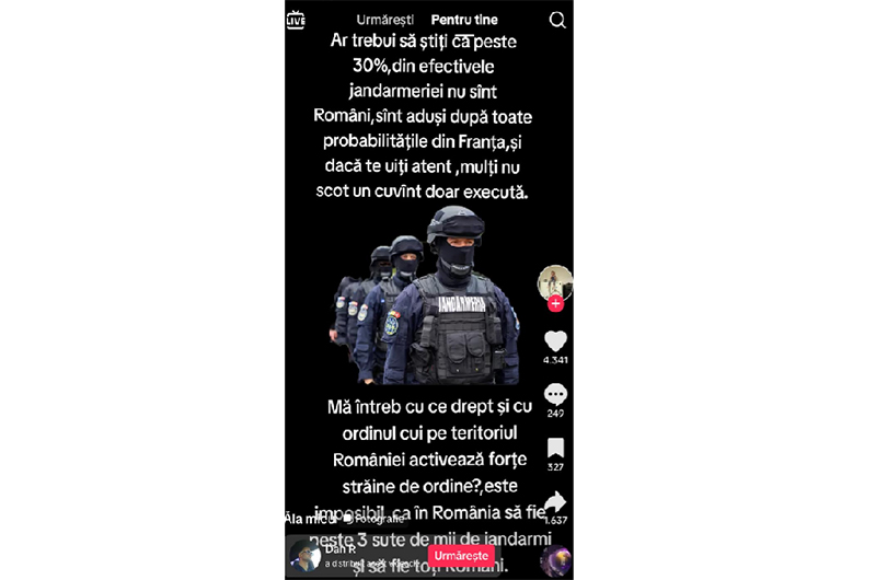 Dezinformare TikTok