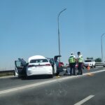 Accident pe pod la Neptun