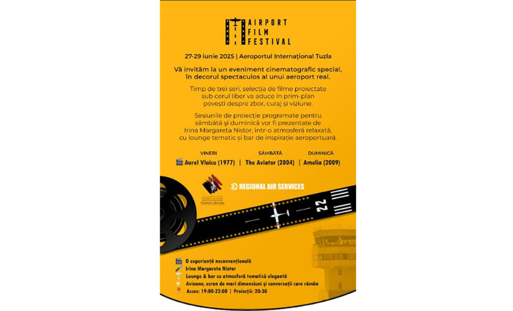 Tuzla: Centrul Cultural Județean Teodor T. Burada organizează Airport Film Festival