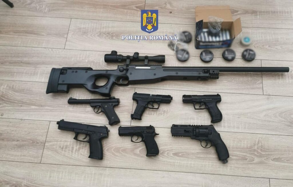 Arme cu aer comprimat la Lumina IPJ Constanța