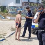 turist încatușat la Eforie