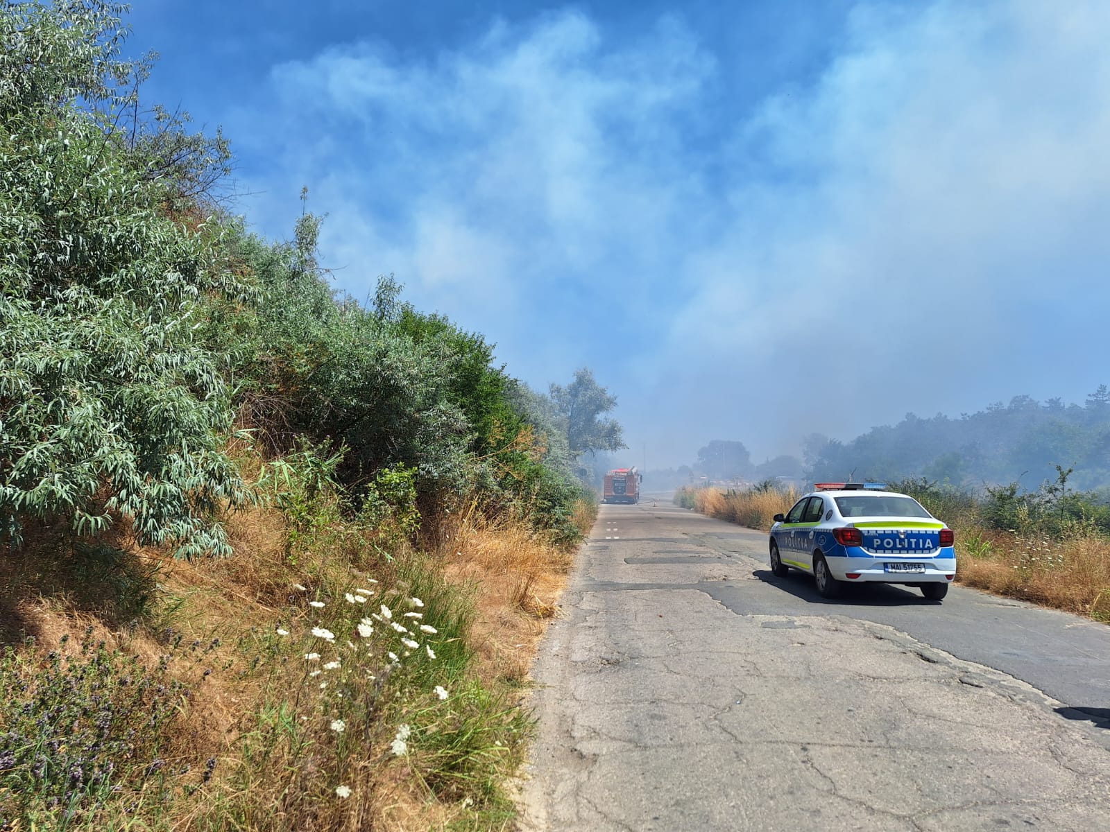INCENDIU la ieșire din Mangalia