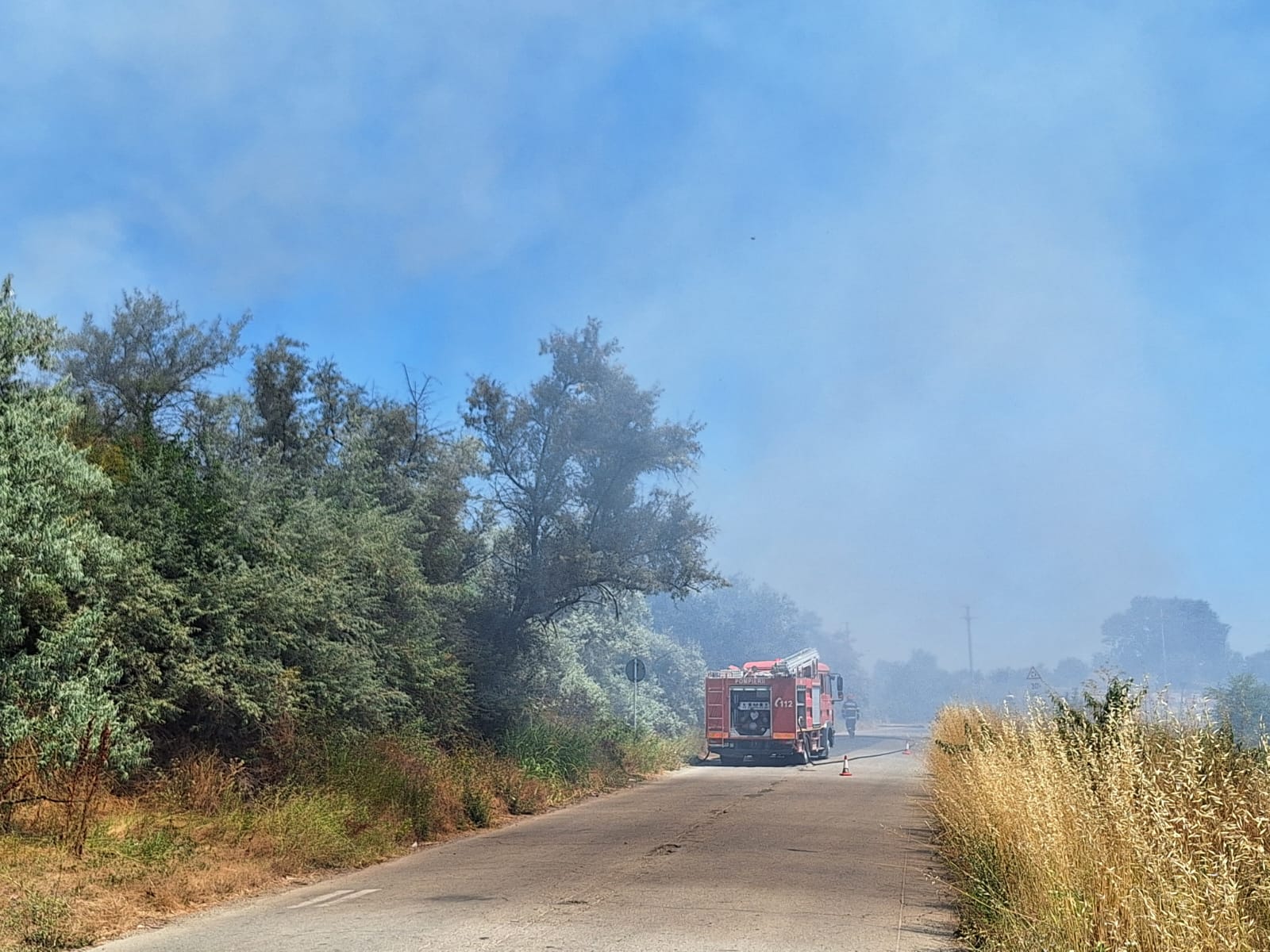 INCENDIU la ieșire din Mangalia