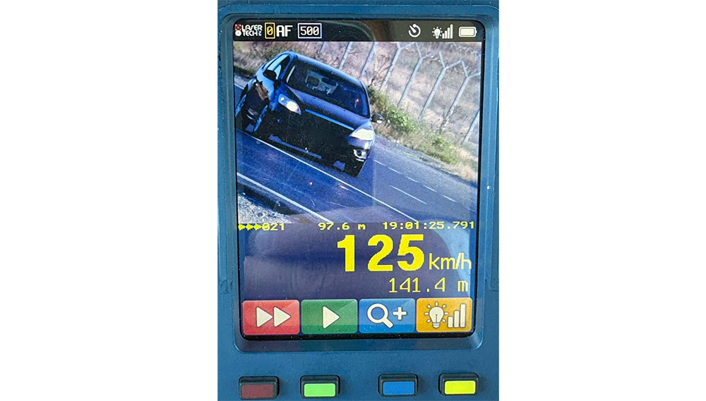 Viteza 125 km/h pe DN 22