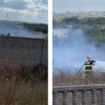Incendiu cimitir nou