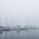 Mangalia, învăluită în ceață