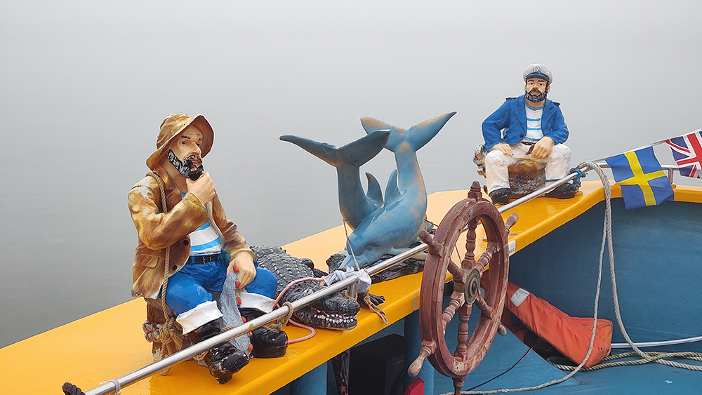 Mangalia, învăluită în ceață