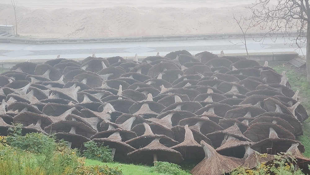 Mangalia, învăluită în ceață