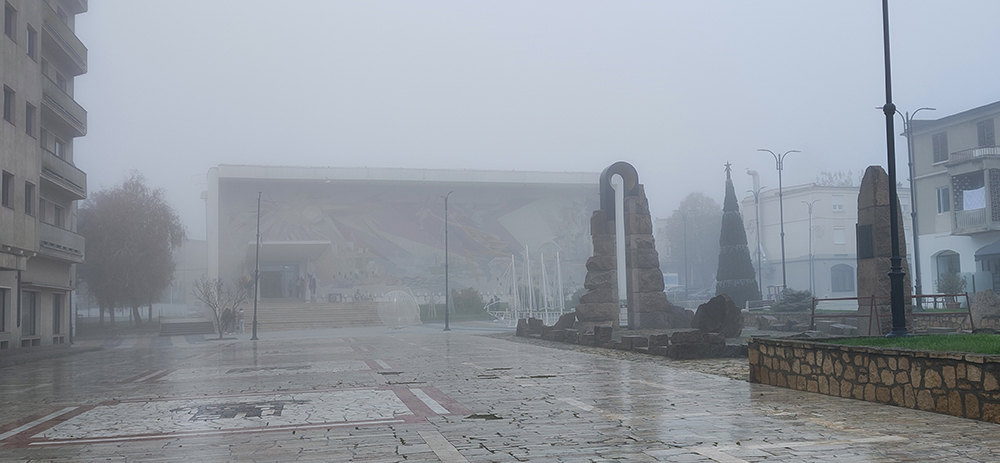 Mangalia, învăluită în ceață