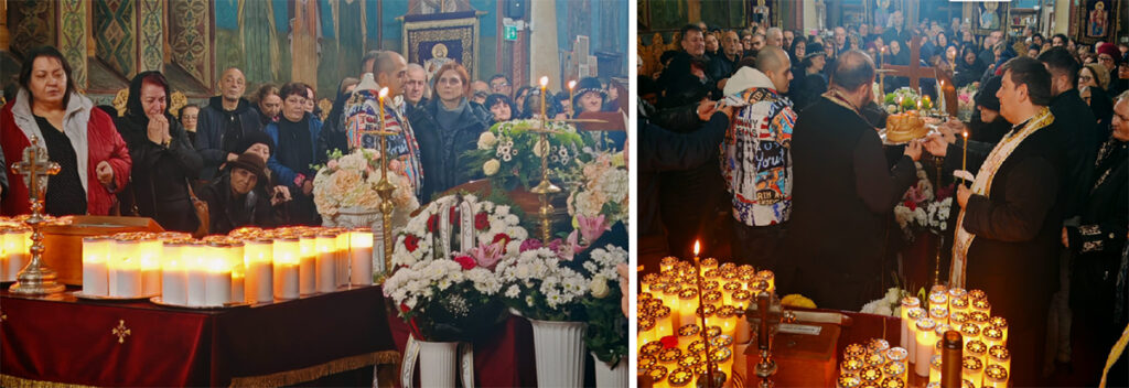 Înmormântarea părintelui Mădălin