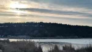 Lacul Limanu, cuprins de gheață