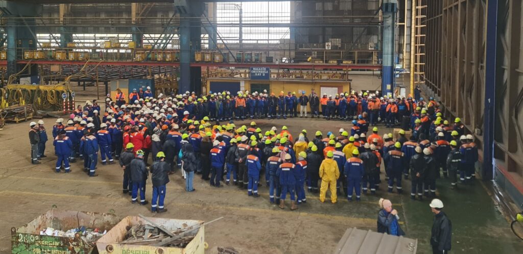 A 11-a zi de proteste la Damen Mangalia