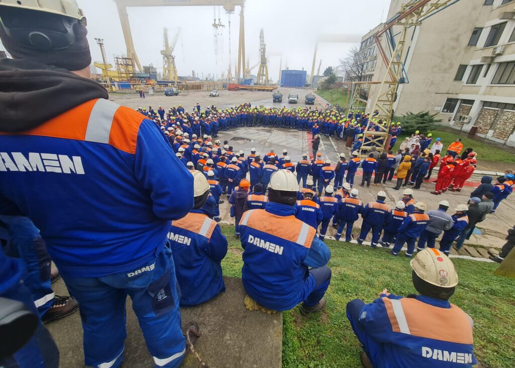 Ziua 12 protest Damen Mangalia