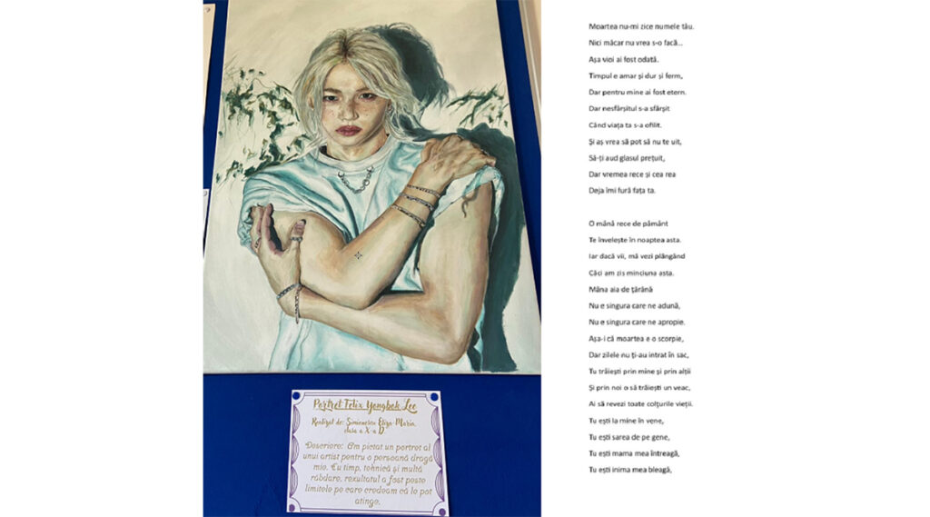 Eliza-Maria Simionescu și Bianca Nicolae, câștigătoarele concursului artistic organizat la Liceul Teoretic Callatis