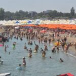 Turiști, plajă