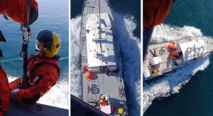 Navă turcească, lovită cu drone în Marea Neagră